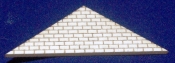 HO Scale - Building Blocks - Roof Triangle - Bricks